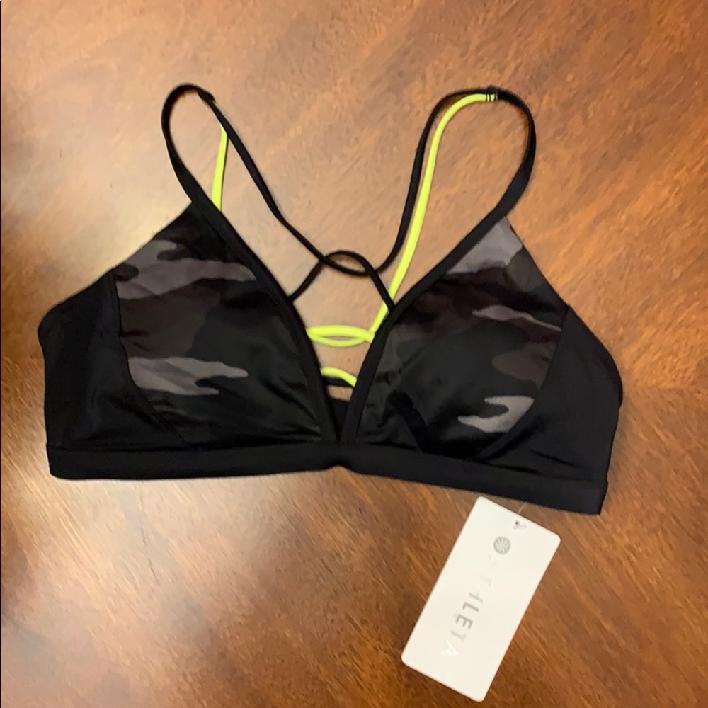 Athleta Freestyle Camo Bikini Top Medium